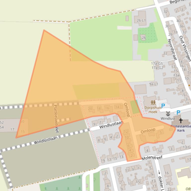 Kaart van postcodegebied 4542DB.