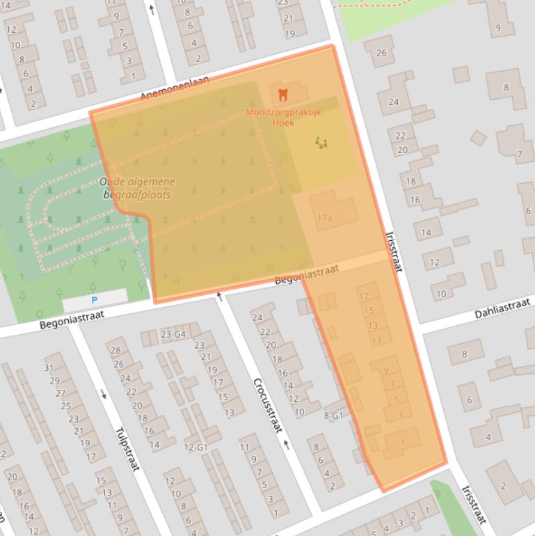 Kaart van postcodegebied 4542EA.