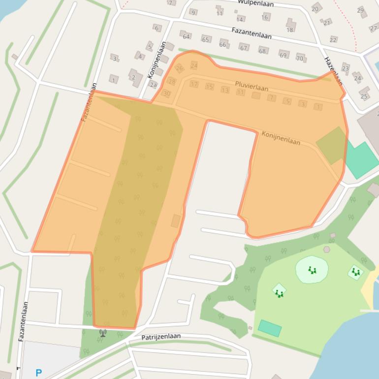 Kaart van postcodegebied 4542GJ.