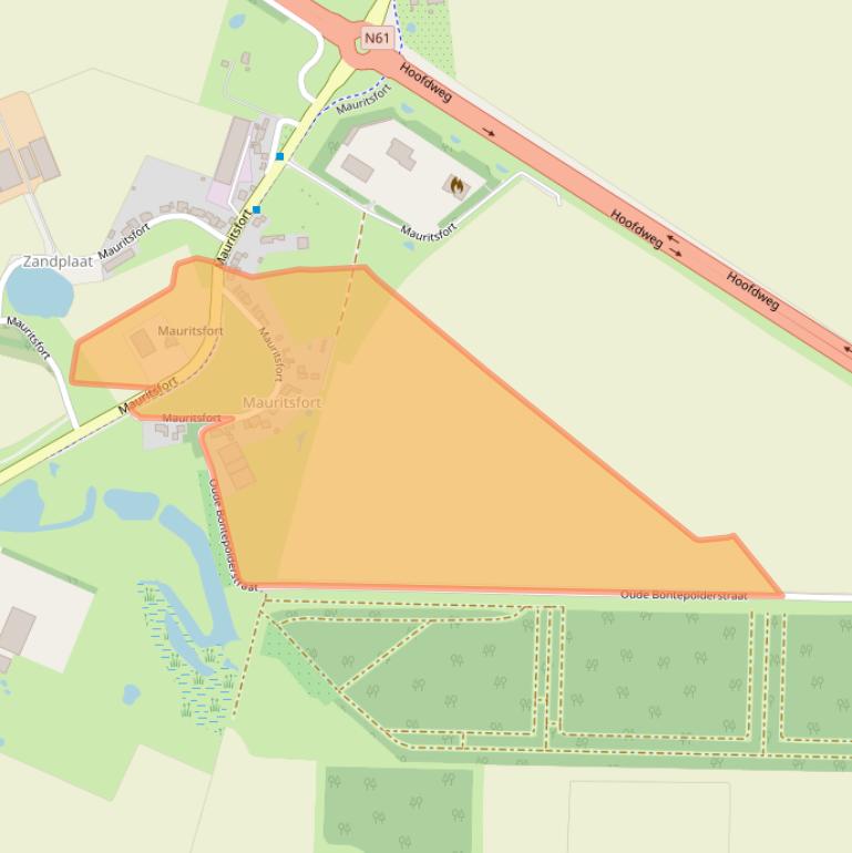 Kaart van postcodegebied 4542LB.