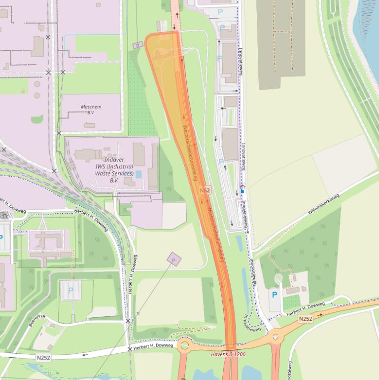 Kaart van postcodegebied 4542NJ.