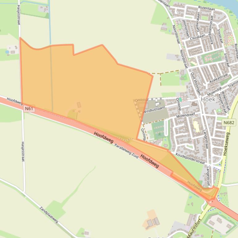 Kaart van postcodegebied 4542NK.