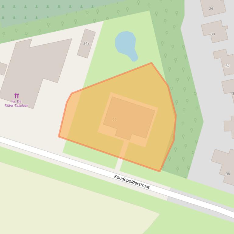 Kaart van postcodegebied 4542NV.