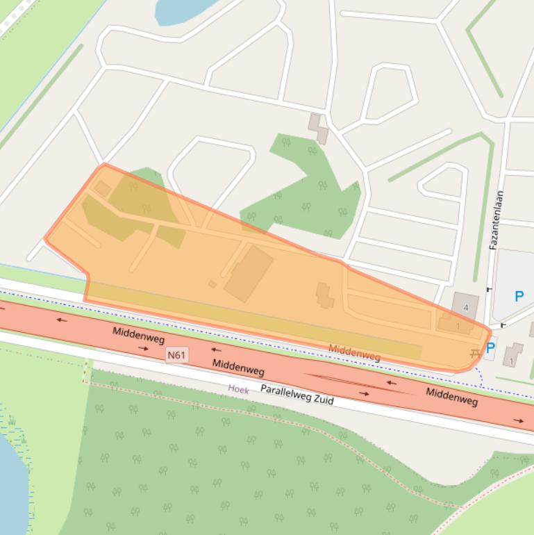 Kaart van postcodegebied 4542PN.