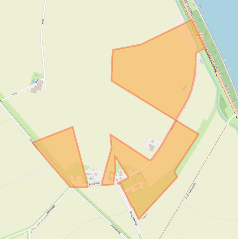 Kaart van postcodegebied 4542RK.