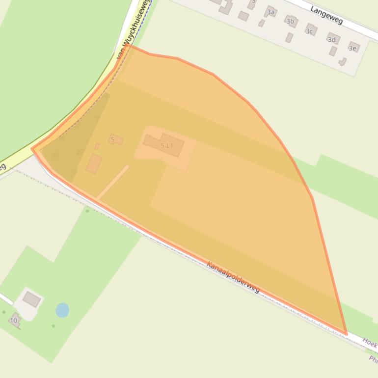 Kaart van postcodegebied 4542RV.