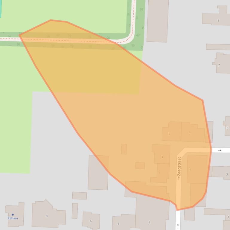 Kaart van postcodegebied 4543BL.