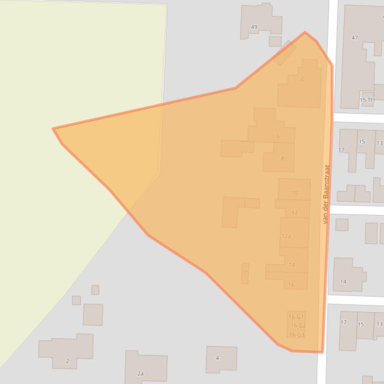 Kaart van postcodegebied 4543CA.