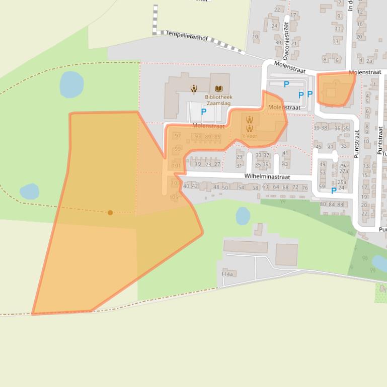 Kaart van postcodegebied 4543CN.