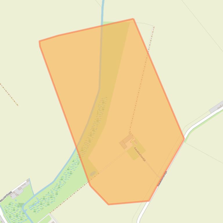 Kaart van postcodegebied 4543NT.