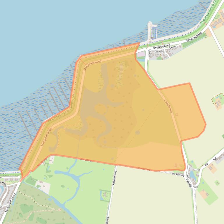 Kaart van postcodegebied 4543PD.