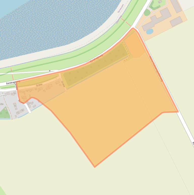 Kaart van postcodegebied 4543PE.