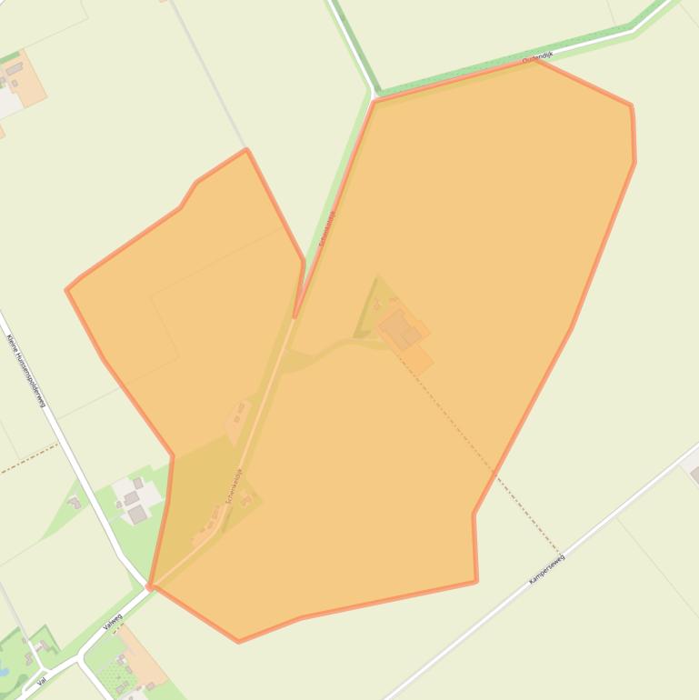 Kaart van postcodegebied 4543PJ.