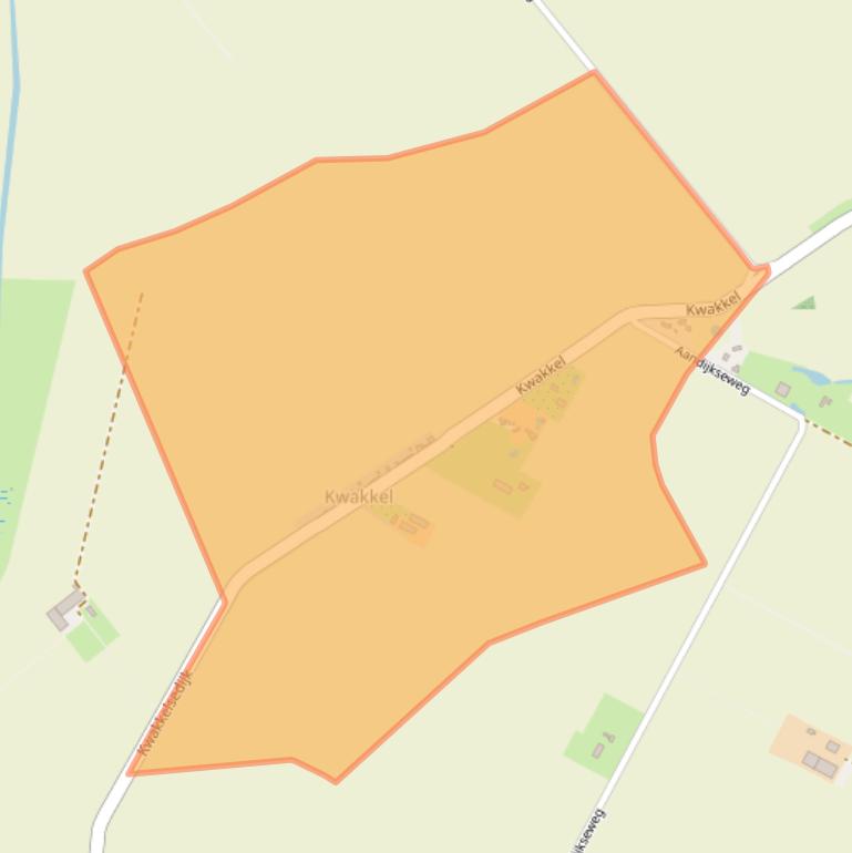 Kaart van postcodegebied 4543PV.