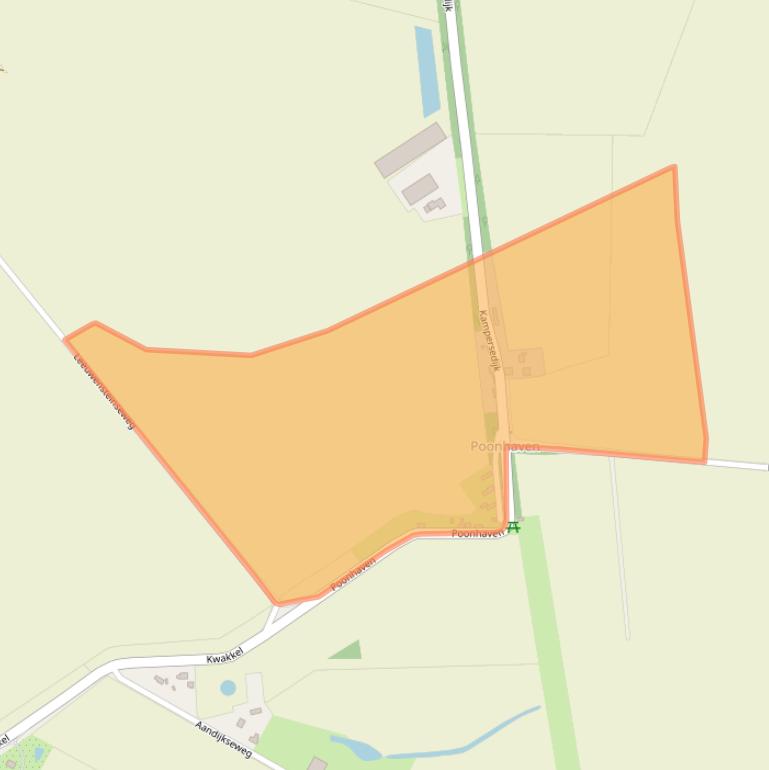 Kaart van postcodegebied 4543PW.