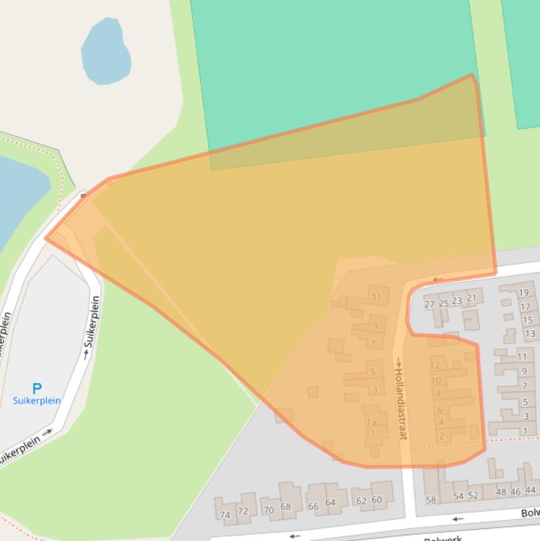 Kaart van postcodegebied 4551AE.