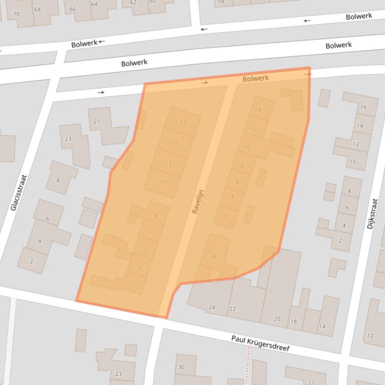 Kaart van postcodegebied 4551AN.