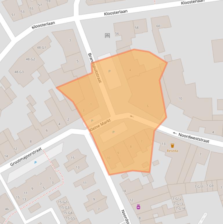 Kaart van postcodegebied 4551BG.