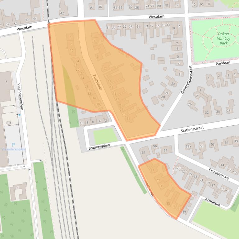 Kaart van postcodegebied 4551BP.