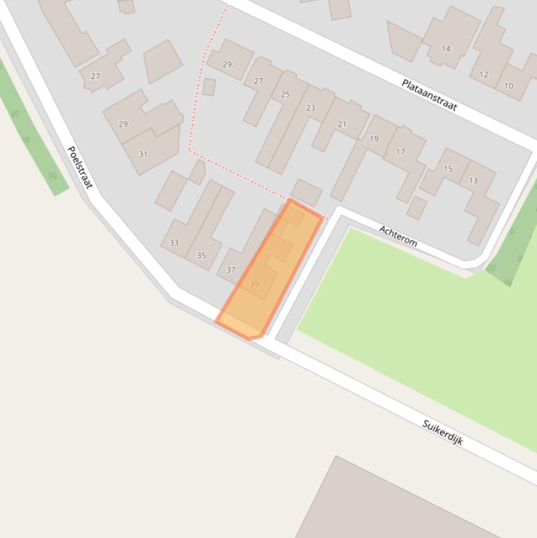 Kaart van postcodegebied 4551BR.