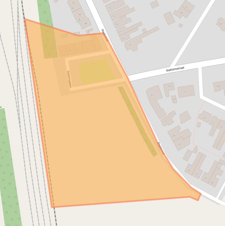 Kaart van postcodegebied 4551BS.