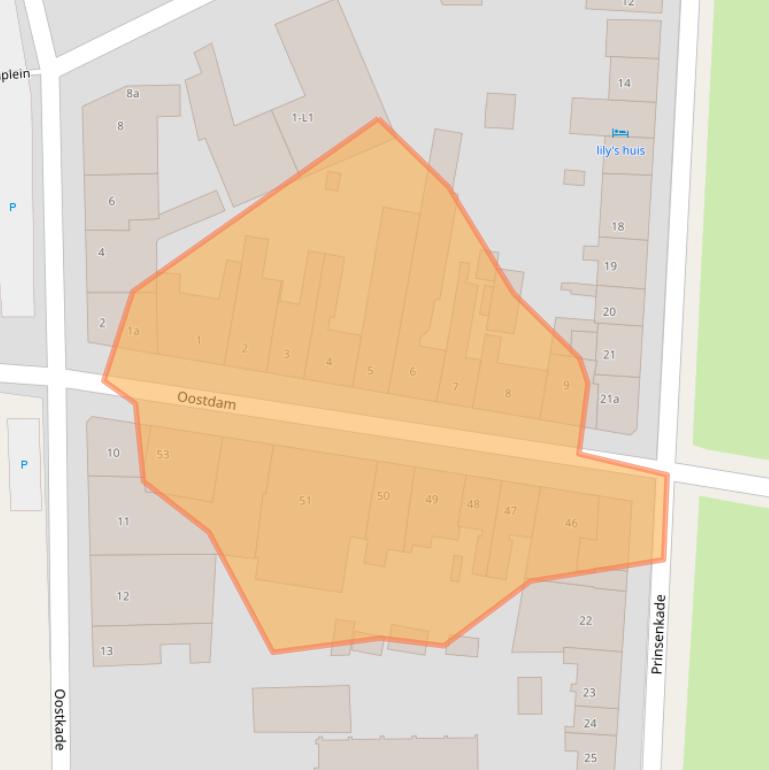 Kaart van postcodegebied 4551CH.