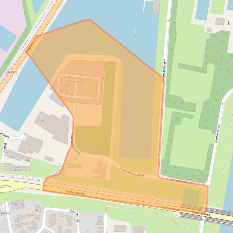 Kaart van postcodegebied 4551CR.