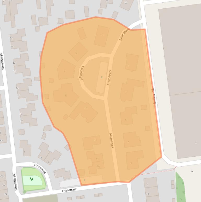 Kaart van postcodegebied 4551DW.