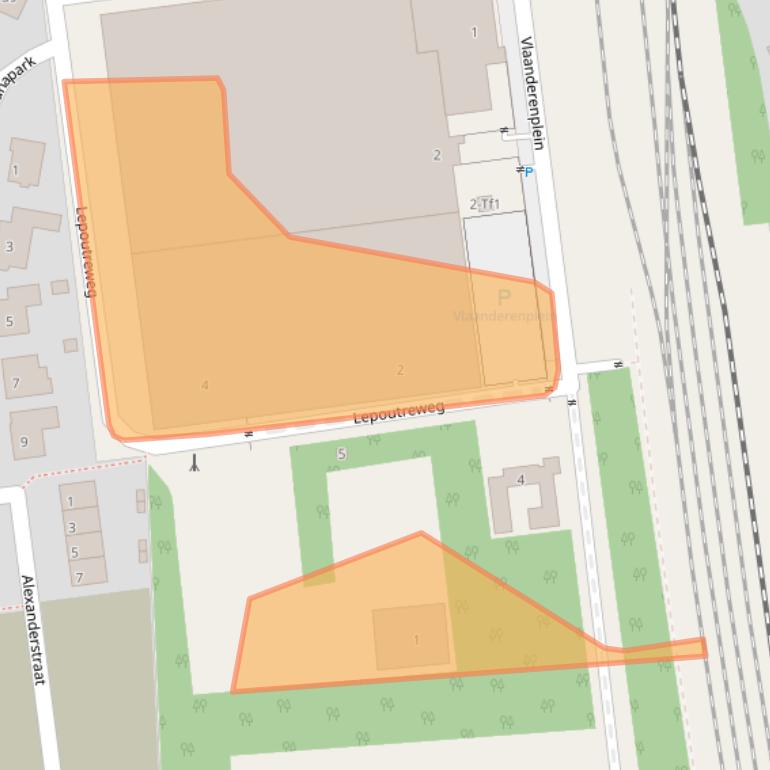 Kaart van postcodegebied 4551DX.