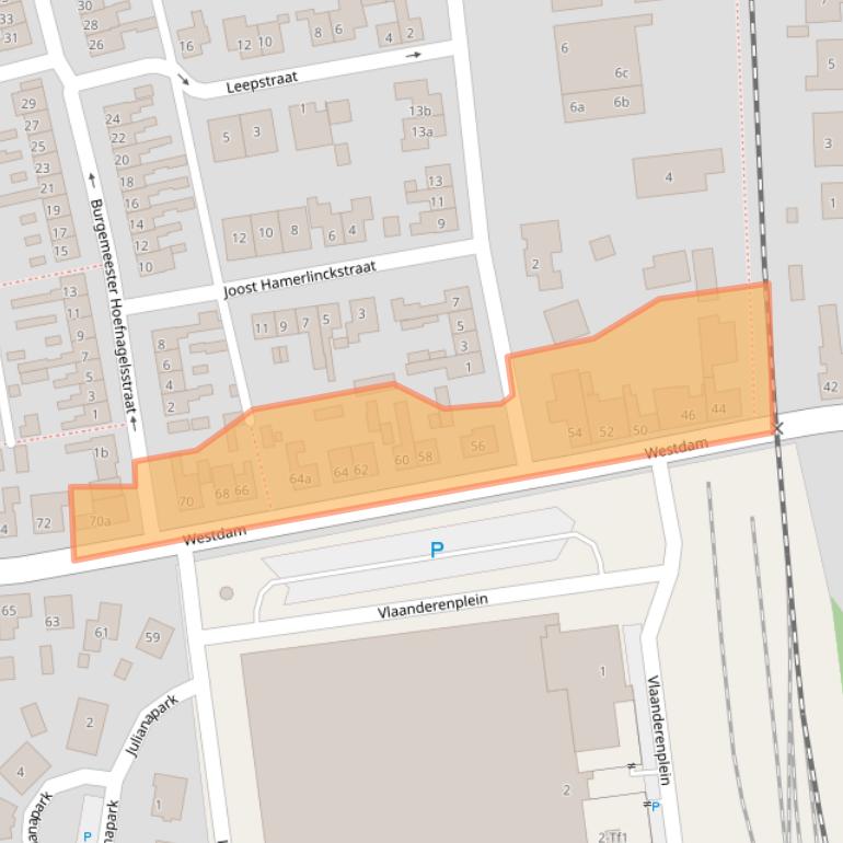 Kaart van postcodegebied 4551GD.