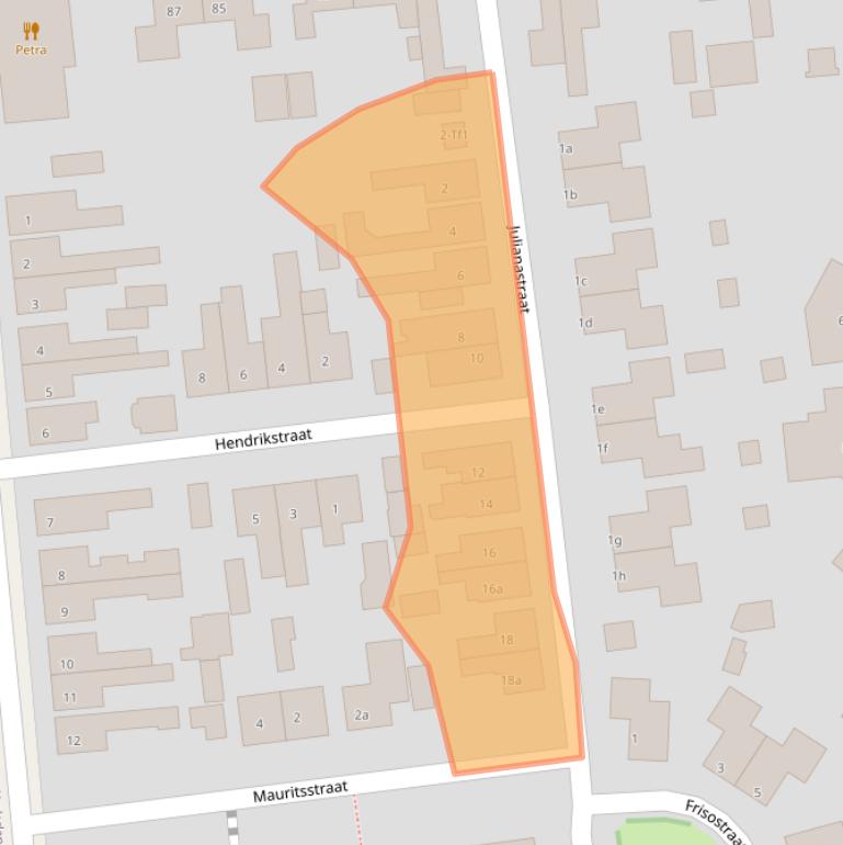 Kaart van postcodegebied 4551GH.