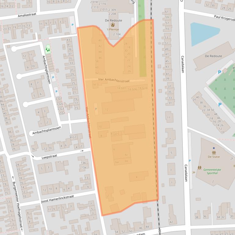 Kaart van postcodegebied 4551HB.