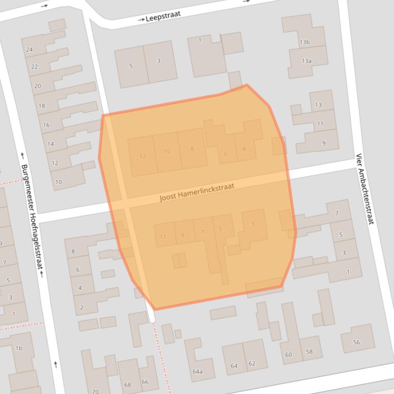 Kaart van postcodegebied 4551HC.