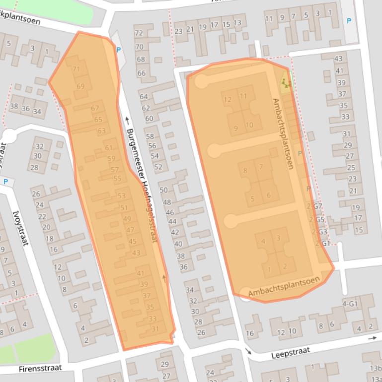 Kaart van postcodegebied 4551HG.