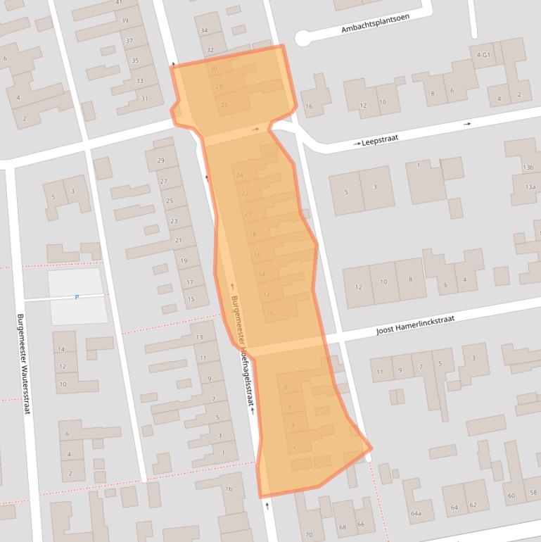 Kaart van postcodegebied 4551HH.