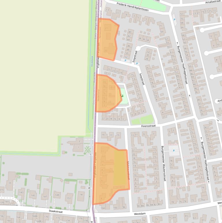 Kaart van postcodegebied 4551HK.