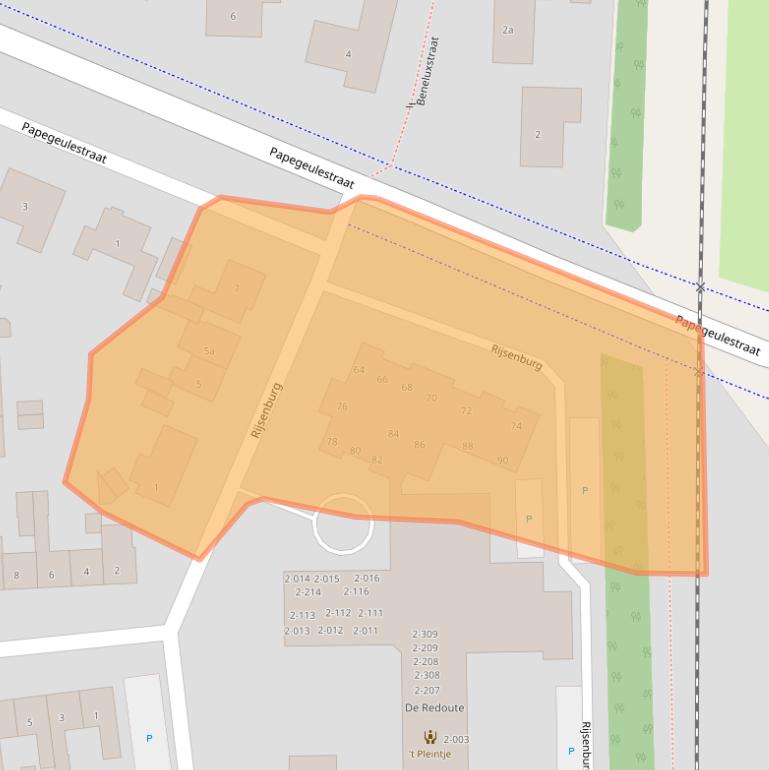 Kaart van postcodegebied 4551HS.