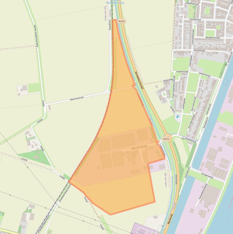 Kaart van postcodegebied 4551LB.