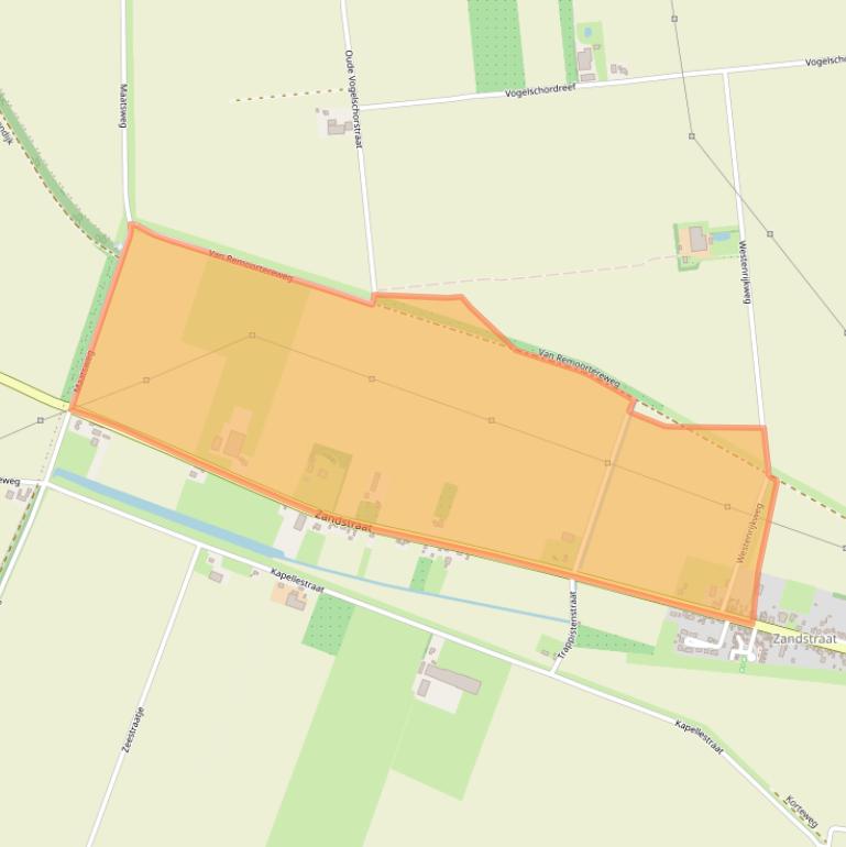 Kaart van postcodegebied 4551LJ.