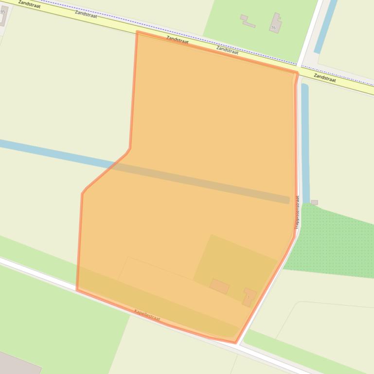 Kaart van postcodegebied 4551LL.