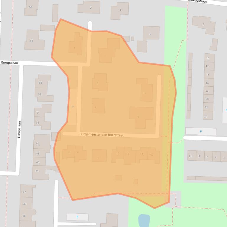 Kaart van postcodegebied 4551SW.