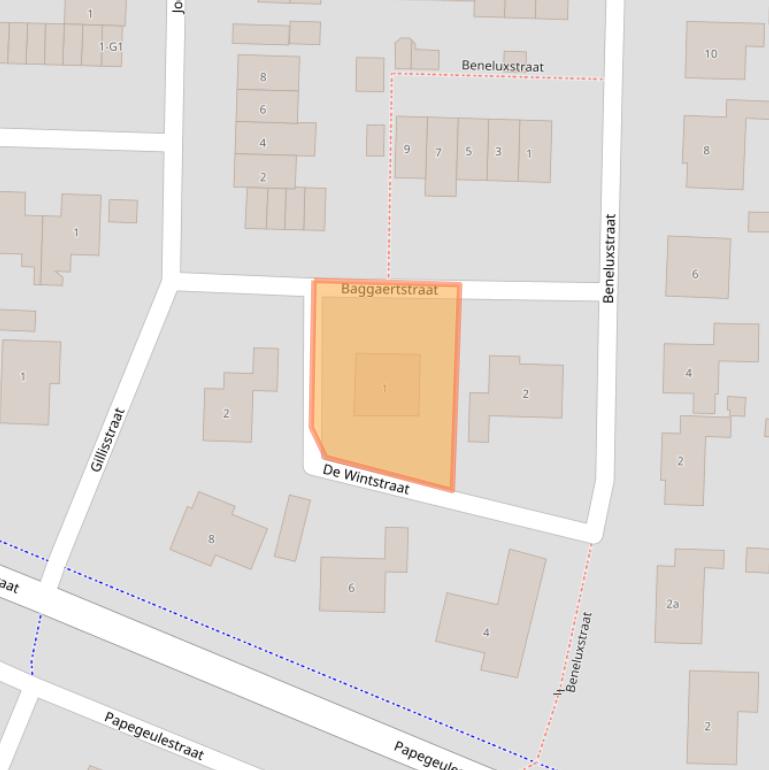 Kaart van postcodegebied 4551SX.