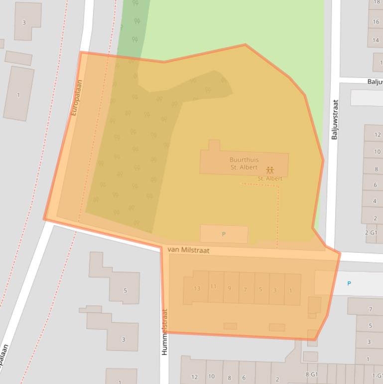 Kaart van postcodegebied 4551TD.