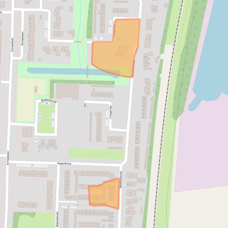 Kaart van postcodegebied 4551TK.