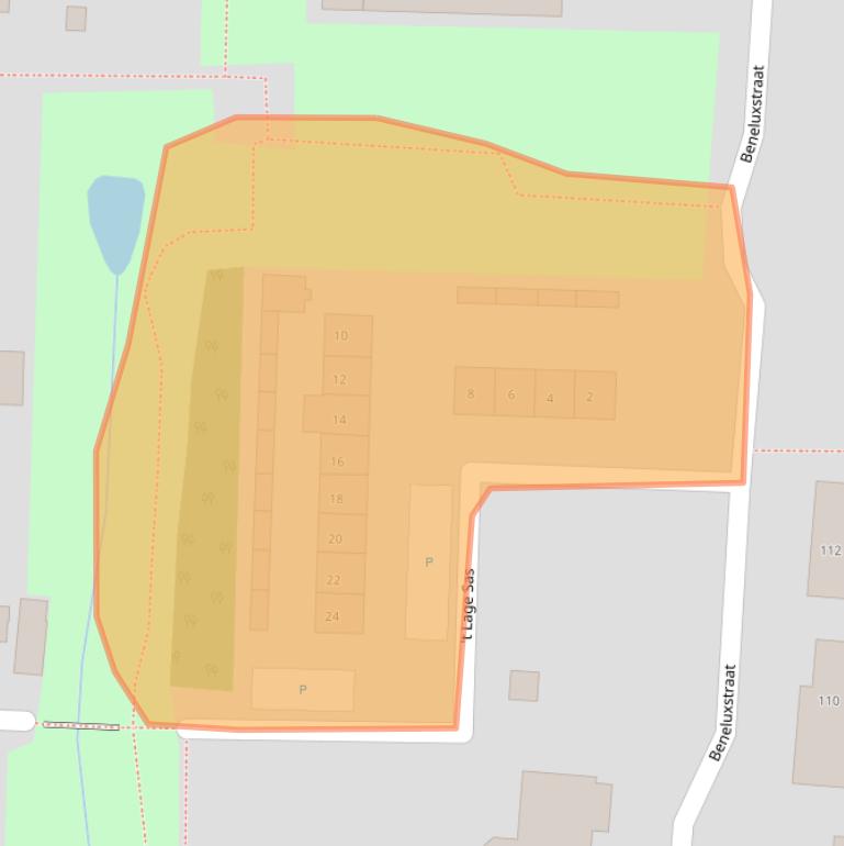 Kaart van postcodegebied 4551TV.