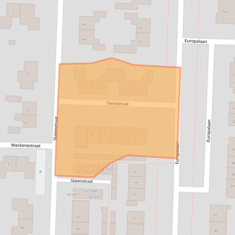 Kaart van postcodegebied 4551VK.