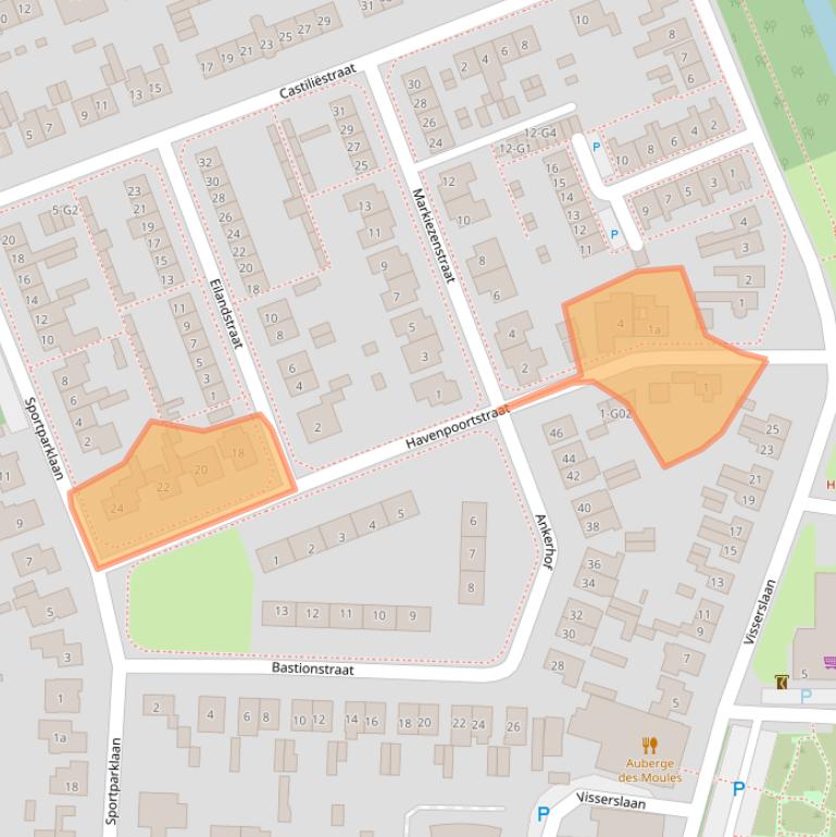 Kaart van postcodegebied 4553BK.