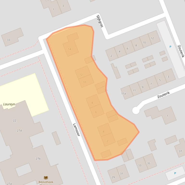 Kaart van postcodegebied 4553CK.