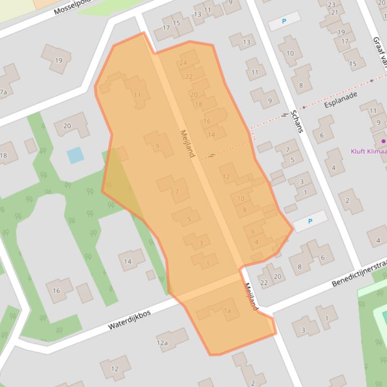 Kaart van postcodegebied 4553CX.