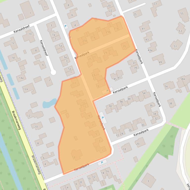 Kaart van postcodegebied 4553EA.